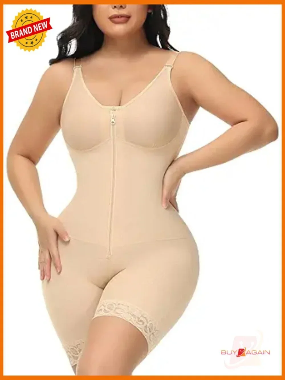 High Compression Faja Body Shaper Shapewear Bodysuit Tummy Control
